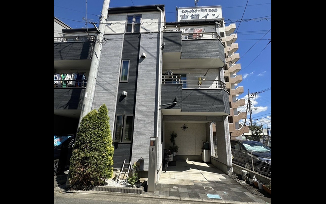 屋根外壁塗装、ルーバー工事 施工前