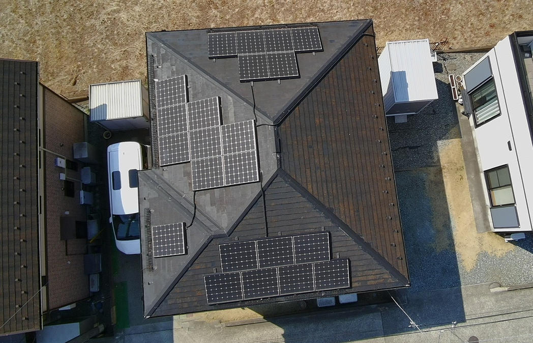 屋根外壁塗装工事 Before