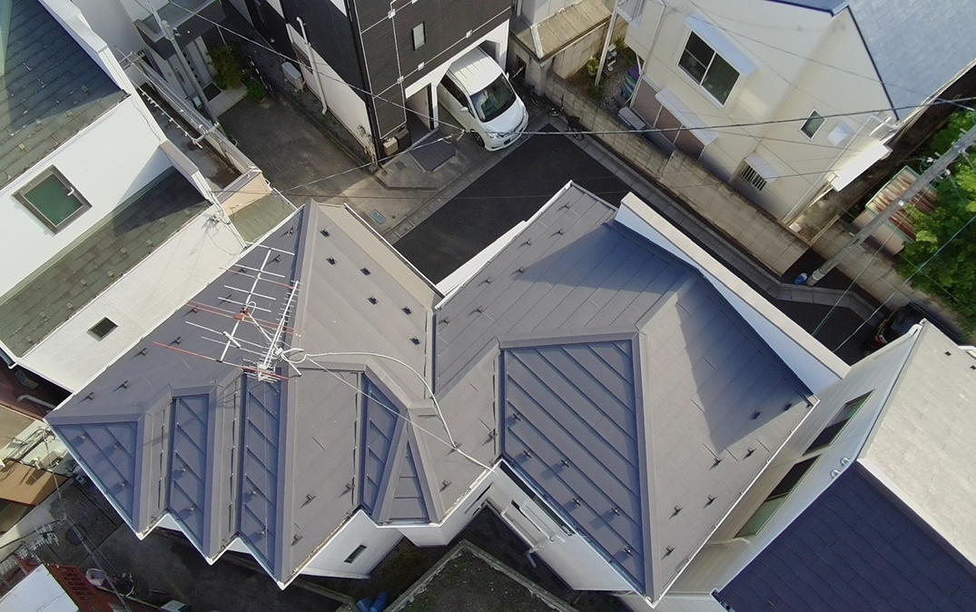 屋根改修・外壁塗装工事 Before