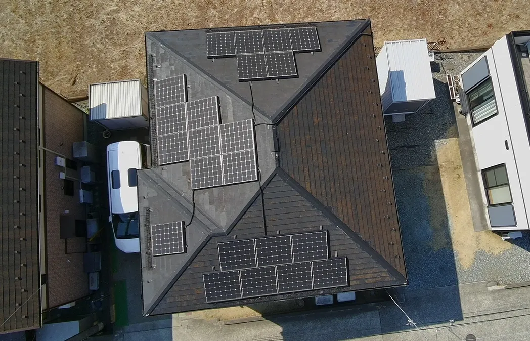 屋根外壁塗装工事 Before