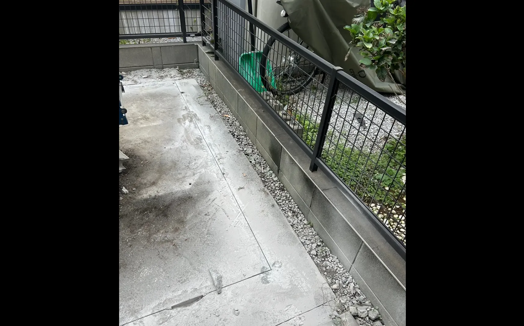 ガレージ工事 Before