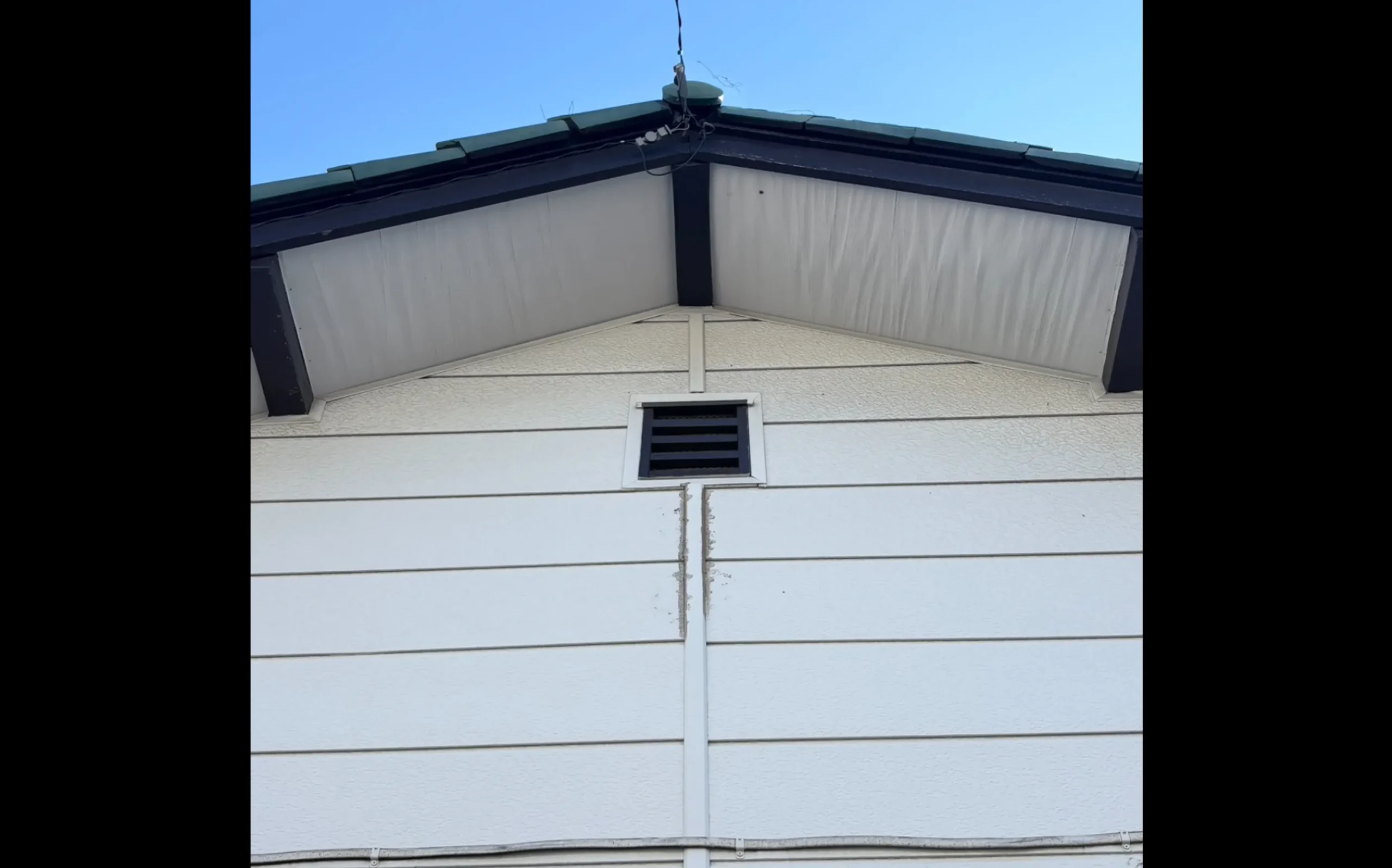 軒天改修工事 Before