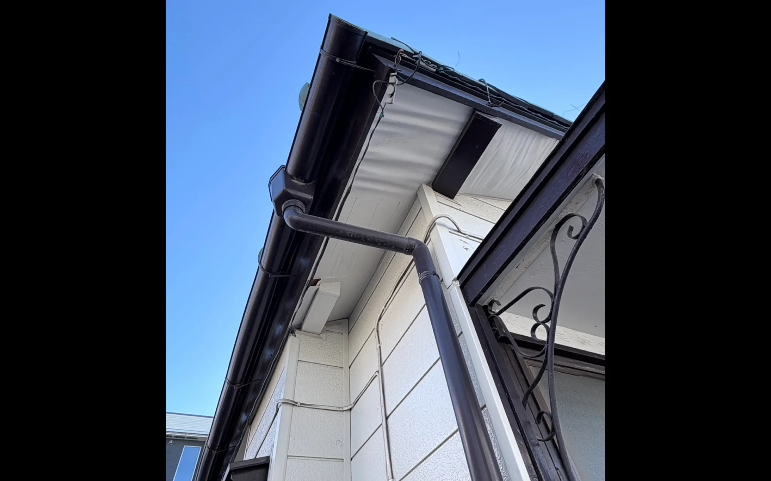 軒天改修工事 Before